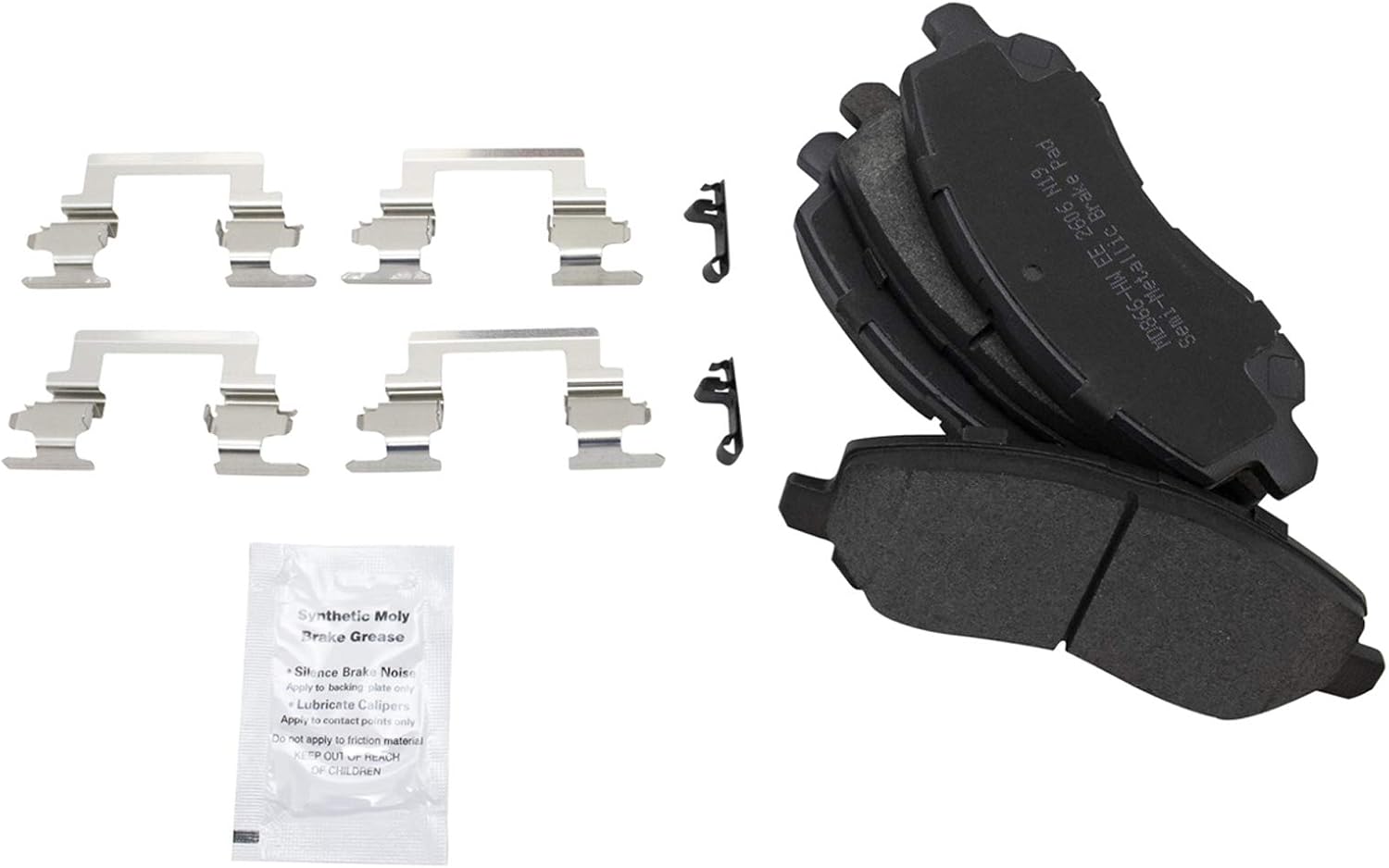 TRQ Front Brake Pad and Rotor Set Semi Metallic Rotors Calipers Compatible with 2011-2014 Chrysler 200 2008-2014 Dodge Avenger Caliber Jeep Compass Patriot