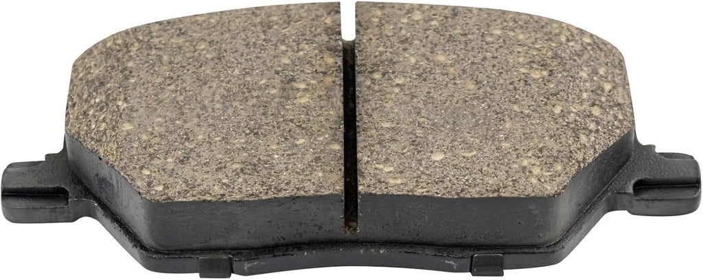 TRQ Performance Front Brake Pad and Rotor Set Ceramic Coated Drilled Slotted Rotors Compatible with 2016-2021 Fiat 500X 2017-2022 Jeep Compass 2015-2021 Renegade