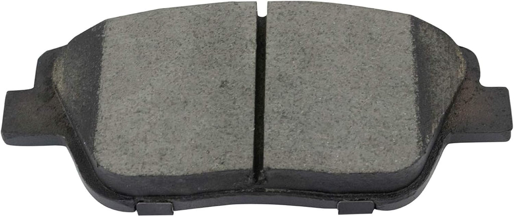 TRQ Performance Front Brake Pad and Rotor Set Ceramic Vented Coated Rotors Calipers Compatible with 2011-2015 Hyundai Sonata 2011-2016 Kia Optima