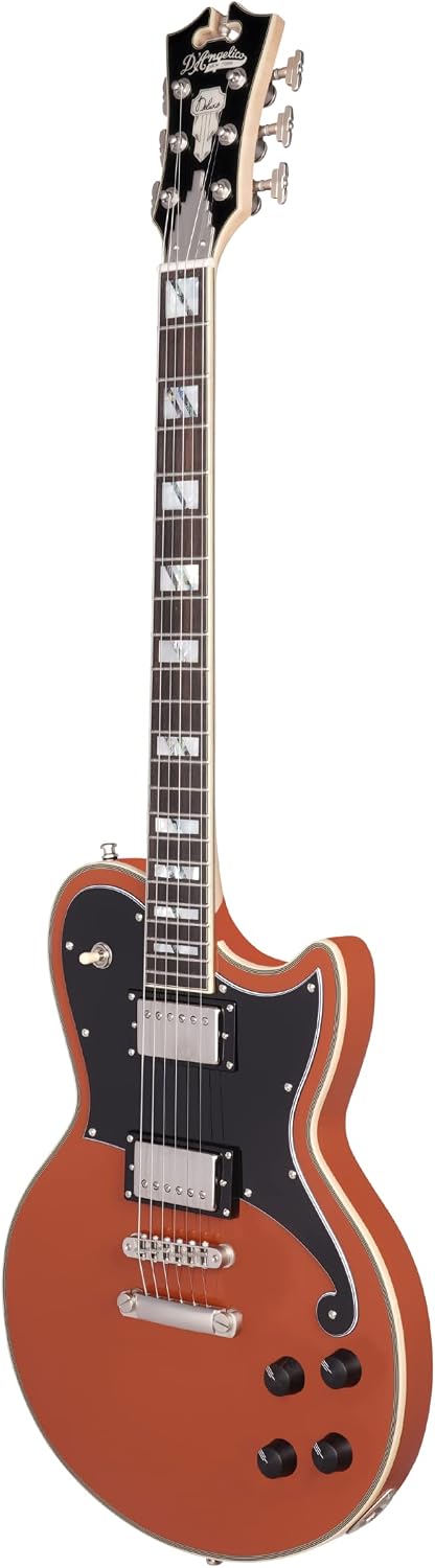 D'Angelico Deluxe Atlantic Limited Edition Guitar-Rust