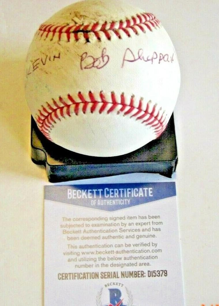 Topps Bob Sheppard Yankees Hof Announcer Beckett/Coa Signed Mlb Baseball - Mlb Game Used Baseballs