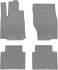 WeatherTech All-Weather Floor Mats for Jeep Grand Cherokee 4xe, Grand Cherokee L, Grand Cherokee - 1st & 2nd Row (W614GR-W615GR), Grey
