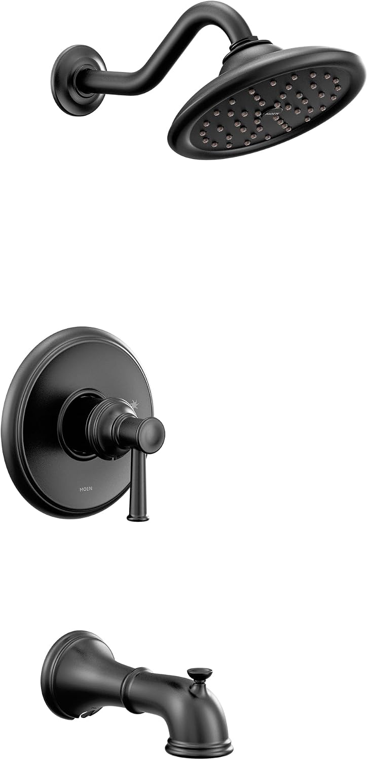Moen UT2313EPBLBelfield M-CORE 2-Series 1-Handle Tub and Shower Trim Kit with Eco-Performance Showerhead, Valve Required