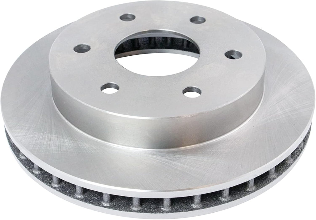 TRQ Front Brake Pad and Rotor Set Semi Metallic Vented Rotors Calipers Compatible with 1988-2000 Chevrolet K1500 K2500 Tahoe Suburban Blazer GMC K1500 K2500 Yukon Suburban 1999-2000 Cadillac Escalade