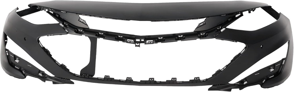 Garage-Pro Bumper Cover Compatible with Chevrolet Malibu 2019-2023 For Models With Parallel Park Assist Primed Front, Upper GM1000A38