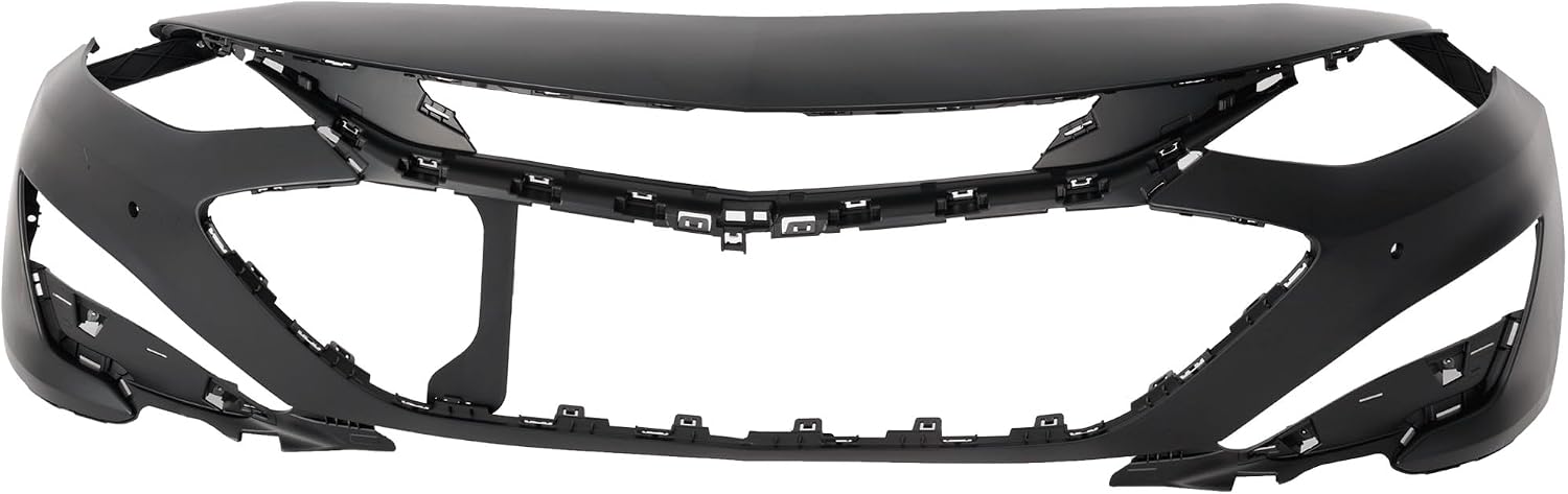 Garage-Pro Bumper Cover Compatible with Chevrolet Malibu 2019-2023 For Models With Parallel Park Assist Primed Front, Upper GM1000A38