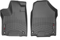 WeatherTech Custom Fit FloorLiners for Honda Ridgeline - 1st Row (449711), Black