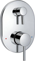 UT3290 Chrome Shower Valve Trim Kit for Moen Align M-CORE 3-Series 2-Handle Shower Faucet Trim, Shower Handle Trim Includes 1213 Cartridge for Moen U232 U362 M-CORE Mixing Valve, Valve Required