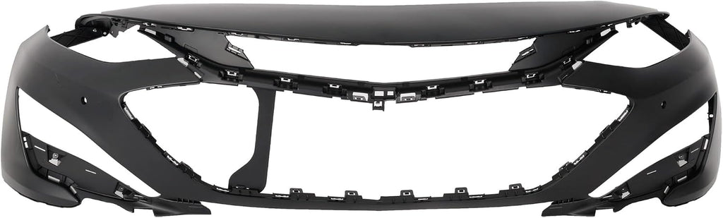 Garage-Pro Bumper Cover Compatible with Chevrolet Malibu 2019-2023 For Models With Parallel Park Assist Primed Front, Upper GM1000A38