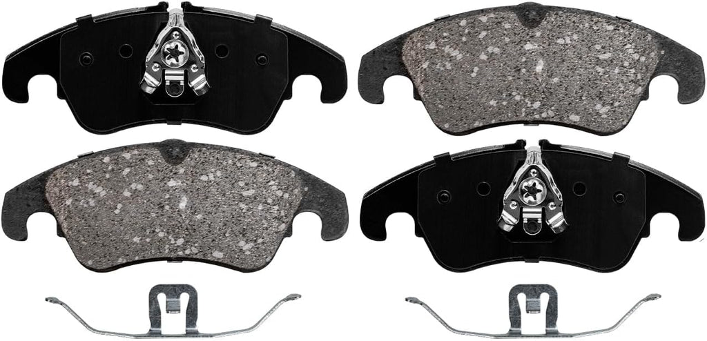 Detroit Axle - Brake Kit for Audi 2012-2013 A5, 2012 A5 Quattro, Disc Brake Rotors Ceramic Brakes Pads Replacement : 12.60' inch Front and 12.99' inch Rear Rotors