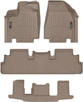 WeatherTech Custom Fit FloorLiners for Infiniti QX60 - Full Set (451698-1-2-3), Tan