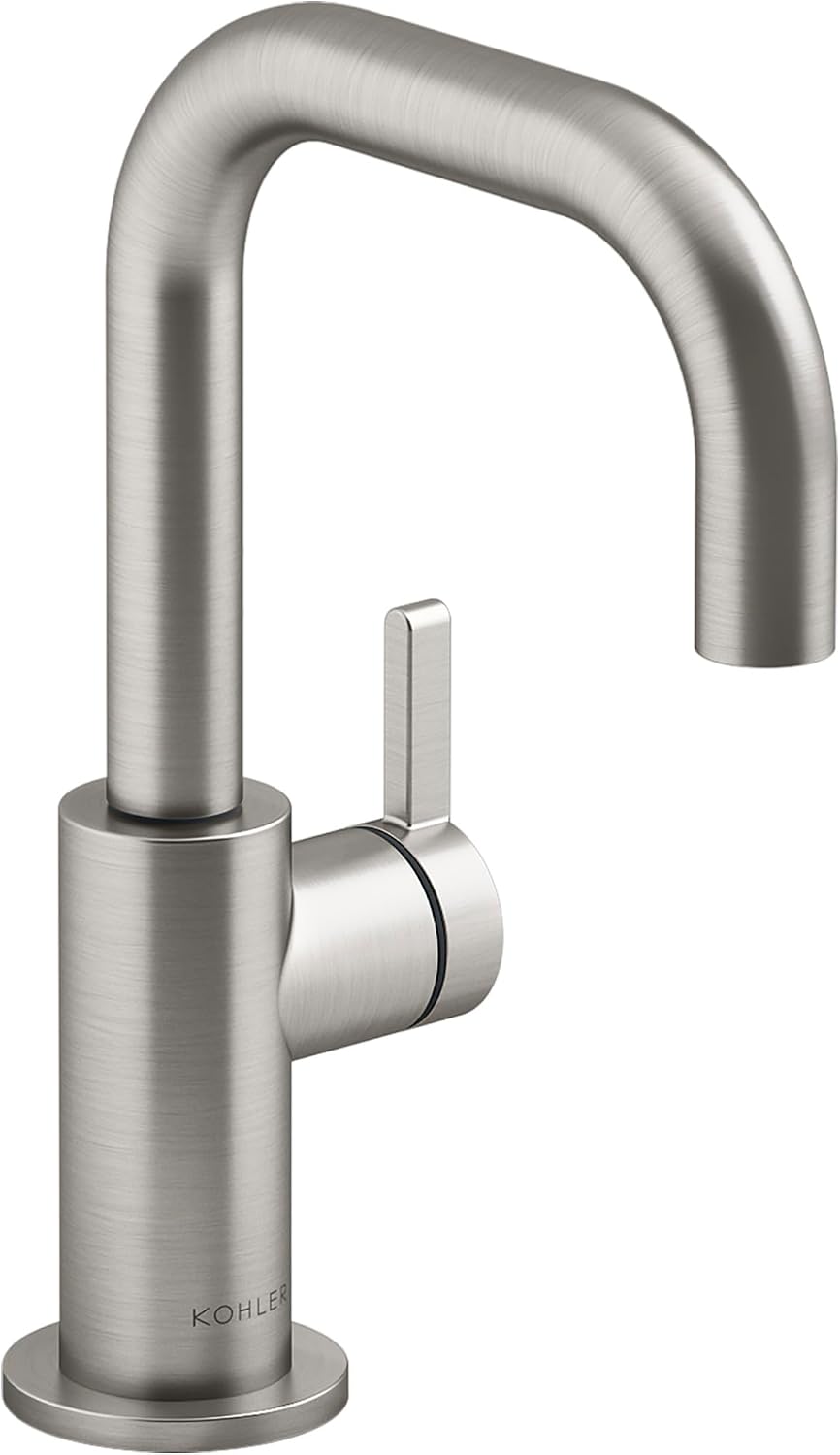 Kohler K-28292 Components 1.5 GPM Cold Water Dispenser with Angled Spout - Vibrant Stainless