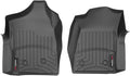 WeatherTech Custom Fit FloorLiners for Chevrolet Silverado, Sierra, Sierra - 1st Row (440281), Black