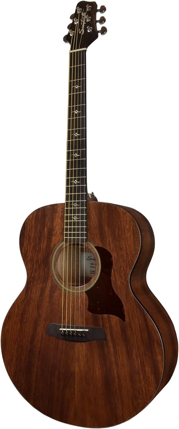 Sawtooth Mahogany Series Solid Mahogany Top Acoustic-Electric Jumbo Guitar Right-Handed