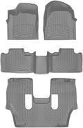 WeatherTech FloorLiner HP Custom Fit Floor Mats for Dodge Durango Full Set (469301IM-46324-4-5IM), Grey