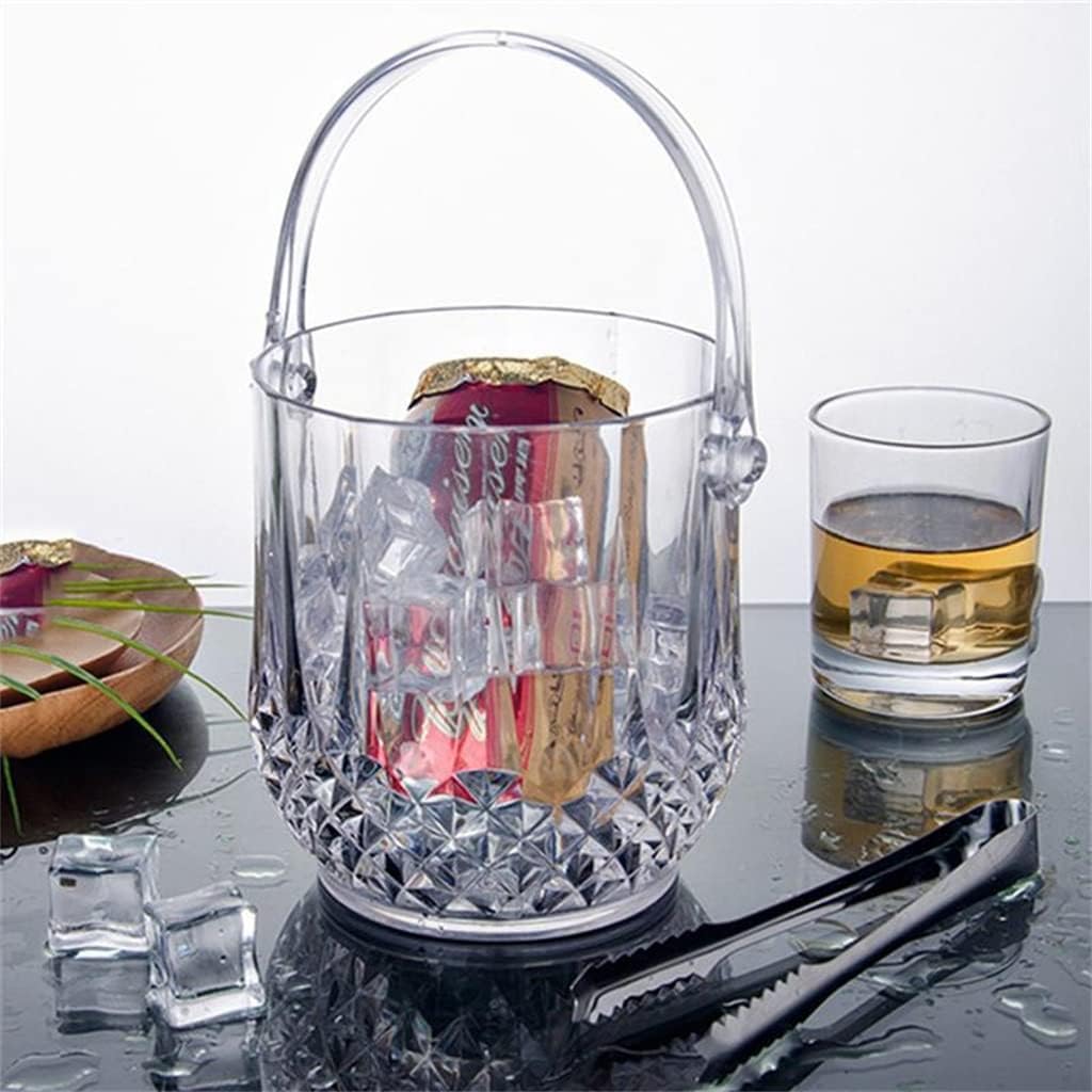 ice bucket, 1 Set Of Bar Ice Bucket Champagne Bucket Bucket Container Bar Wine Storage Bucket Kitchen (Color : A, Size (A