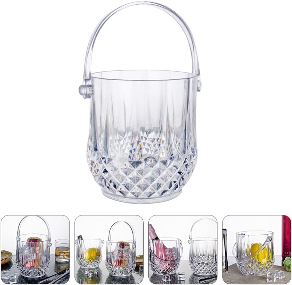 ice bucket, 1 Set Of Bar Ice Bucket Champagne Bucket Bucket Container Bar Wine Storage Bucket Kitchen (Color : A, Size (A
