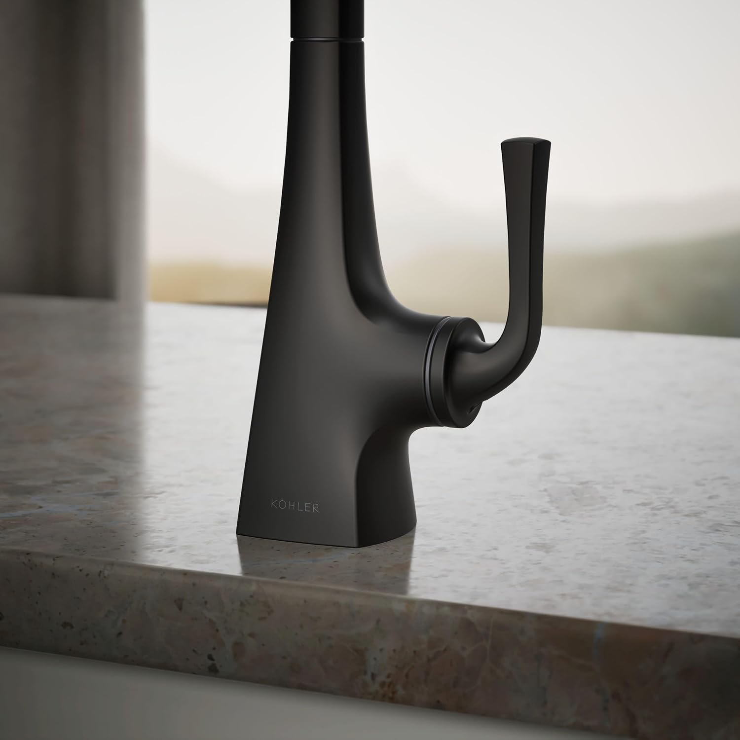 Kohler K-24134-BL Graze Beverage Faucet, Matte Black