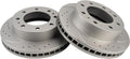 KAC - 324.8mm Front Disc Brake Rotors | Brake Kit for 2001-2010 Silverado 2500 HD; Sierra 2500 HD, 2003-2022 Express 3500, 2003-2023 Savana 3500 2pcs Automotive Replacement Brake Rotors,55072