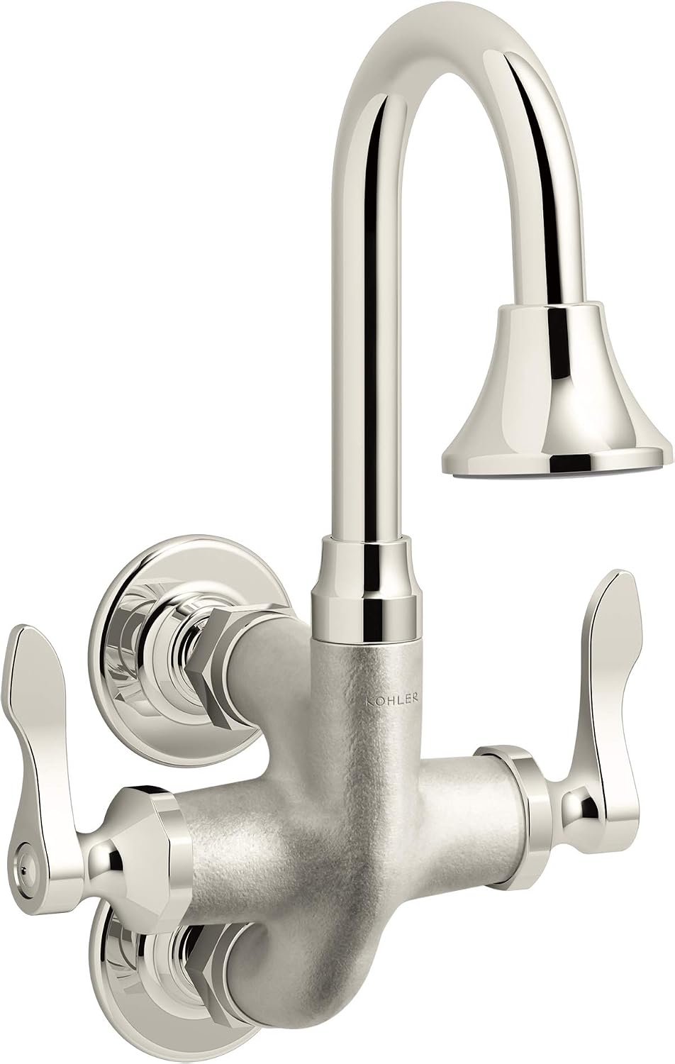 Kohler K-730T70-4AJR-SR Triton Bowe Cannock Bathroom Sink Faucet, Vibrant Bright Nickel