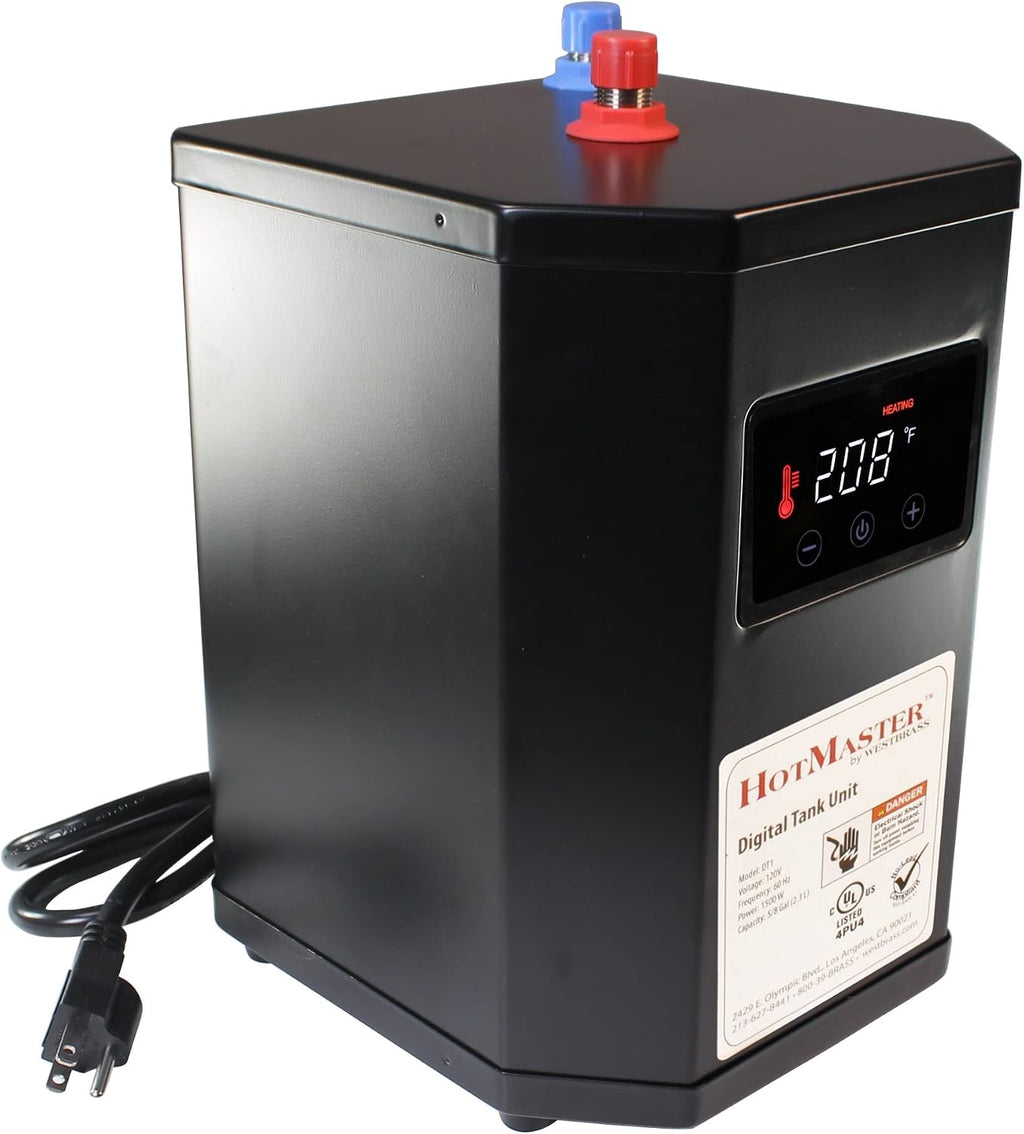 Westbrass BK236WH-12 36' Double Bowl Reversible Apron Front Solid Surface Kitchen Sink with 4 in 1 Function Faucet, Dual Water Filters, Drain Baskets and Soap Dispenser, Oil Rubbed Bronze