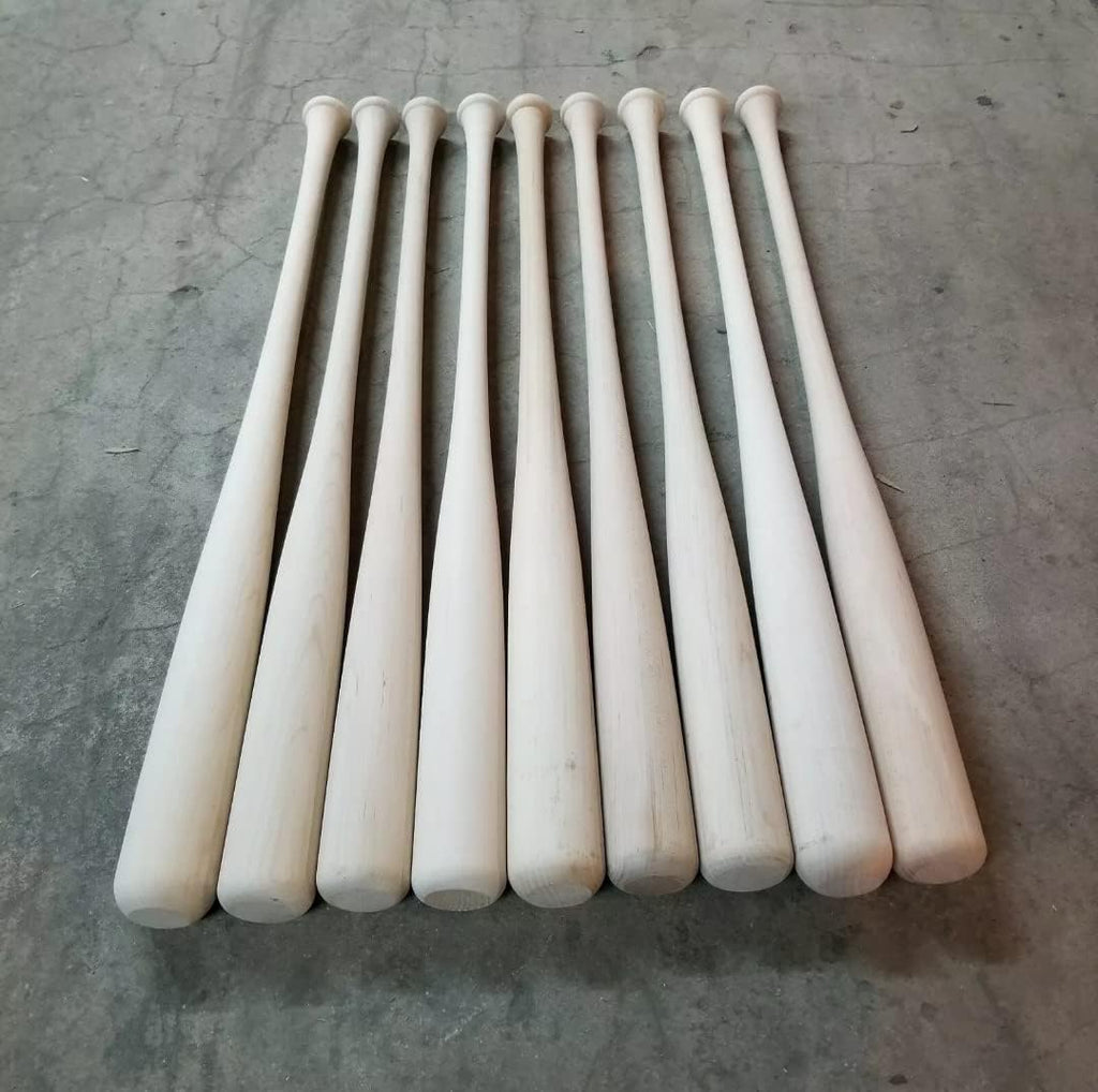 32'' Wood Baseball Blem Bats (Sold in Bundles of 9), One Size