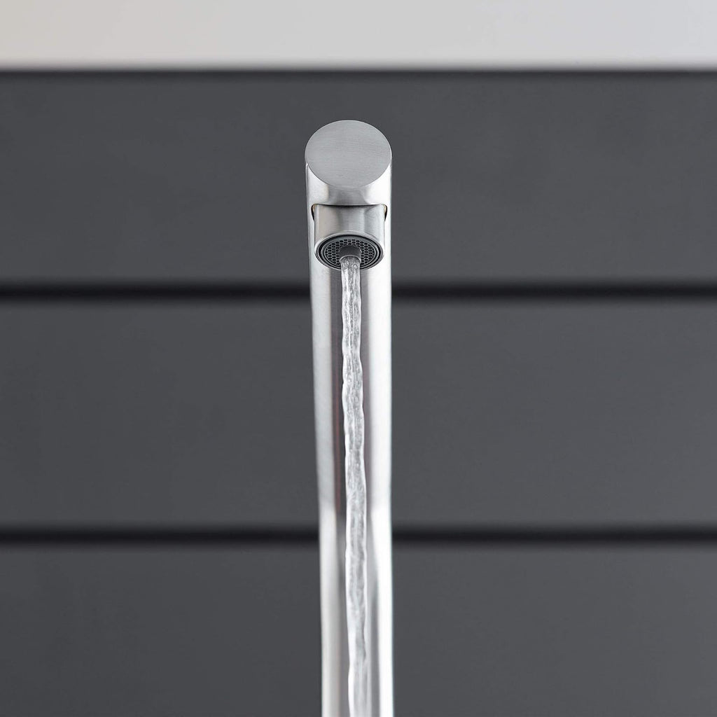 GROHE 31608002 Blue Single-Handle Pull-Out Kitchen Faucet Single Spray with Chilled & Sparkling Water, 1.75 GPM