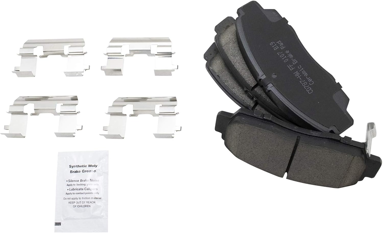 TRQ Performance Front Brake Pad and Rotor Kit Ceramic Slotted Drilled G-Coated Compatible with 2001-2003 Acura CL 1999-2008 TL 2004-2010 TSX 2003-2009 Honda Accord