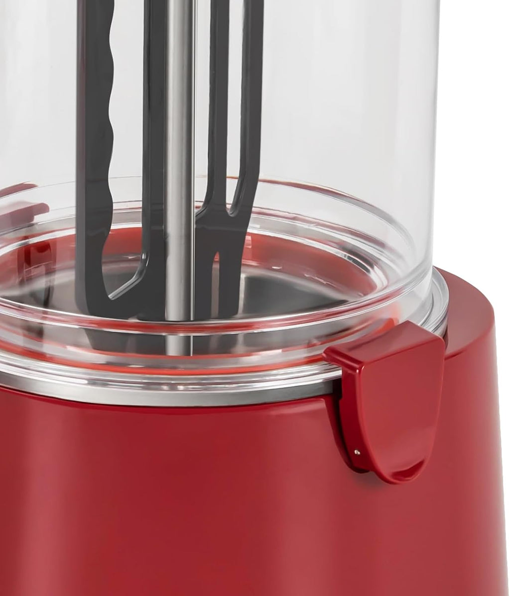 10L Commercial Hot Chocolate Maker Machine Chocolate Dispenser Warmer With Faucet 400W 110V Hot Beverage Warmer for Heating Chocolate Coffee Milk (10L-Red)