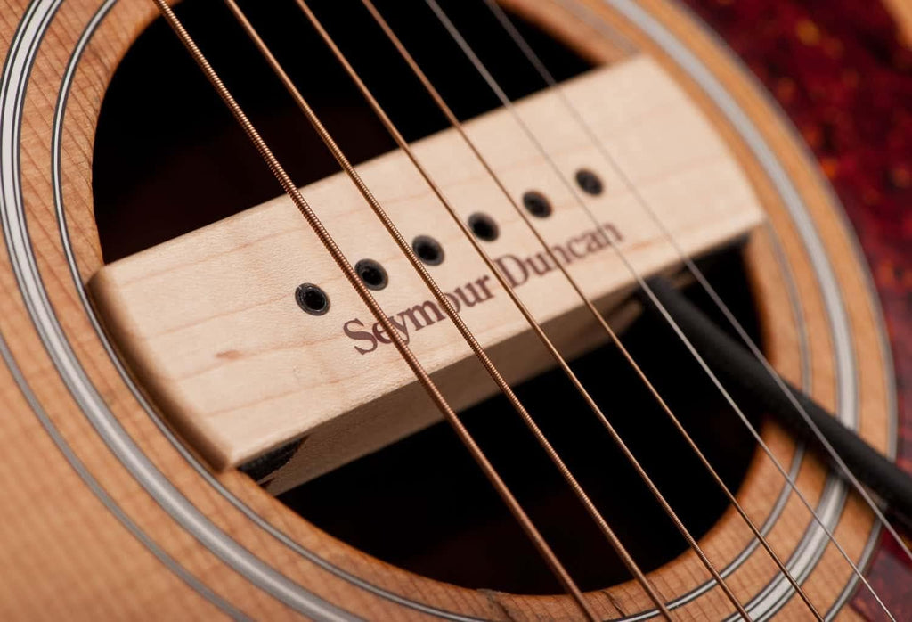 Seymour Duncan SA-3XL Woody XL Acoustic Soundhole Pickup - Instant Mounting Magnetic Soundhole Pickup for Standard Steel String Acoustic Guitars - Black