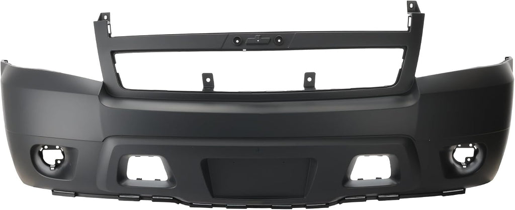 Garage-Pro Front Bumper Cover For 2007-2014 Chevrolet Tahoe, Suburban 1500, 2007-2013 Avalanche, Suburban 2500, w/o Off-Road Package, w/Fog Light Holes, w/o Parking Sensor Holes, Car Accessories