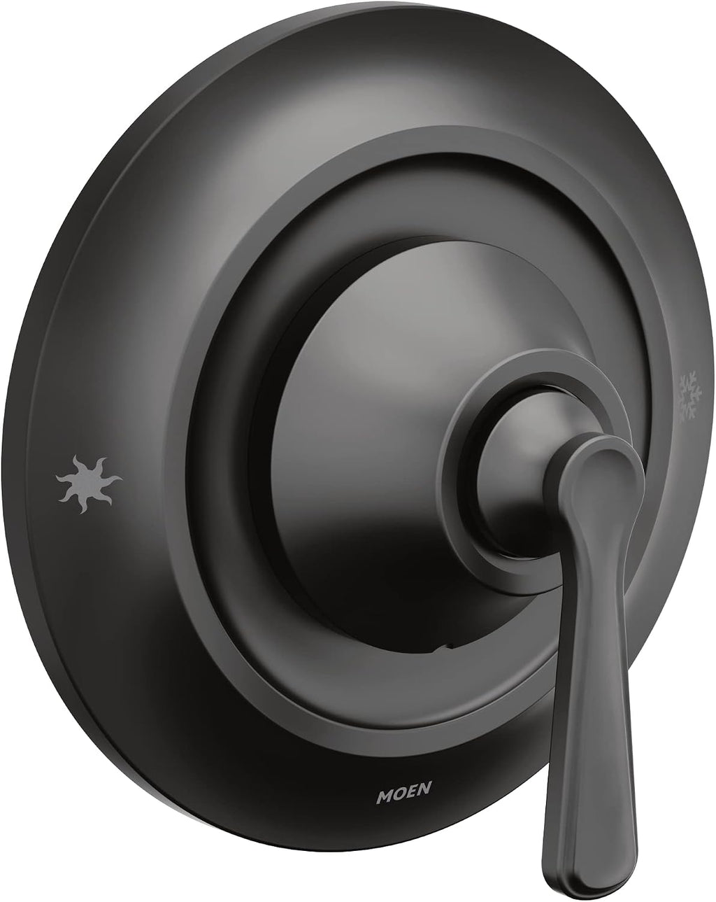 Moen Colinet Matte Black 1-Handle Posi-Temp Pressure Balancing Valve Trim Kit, Valve Required, TS44201BL