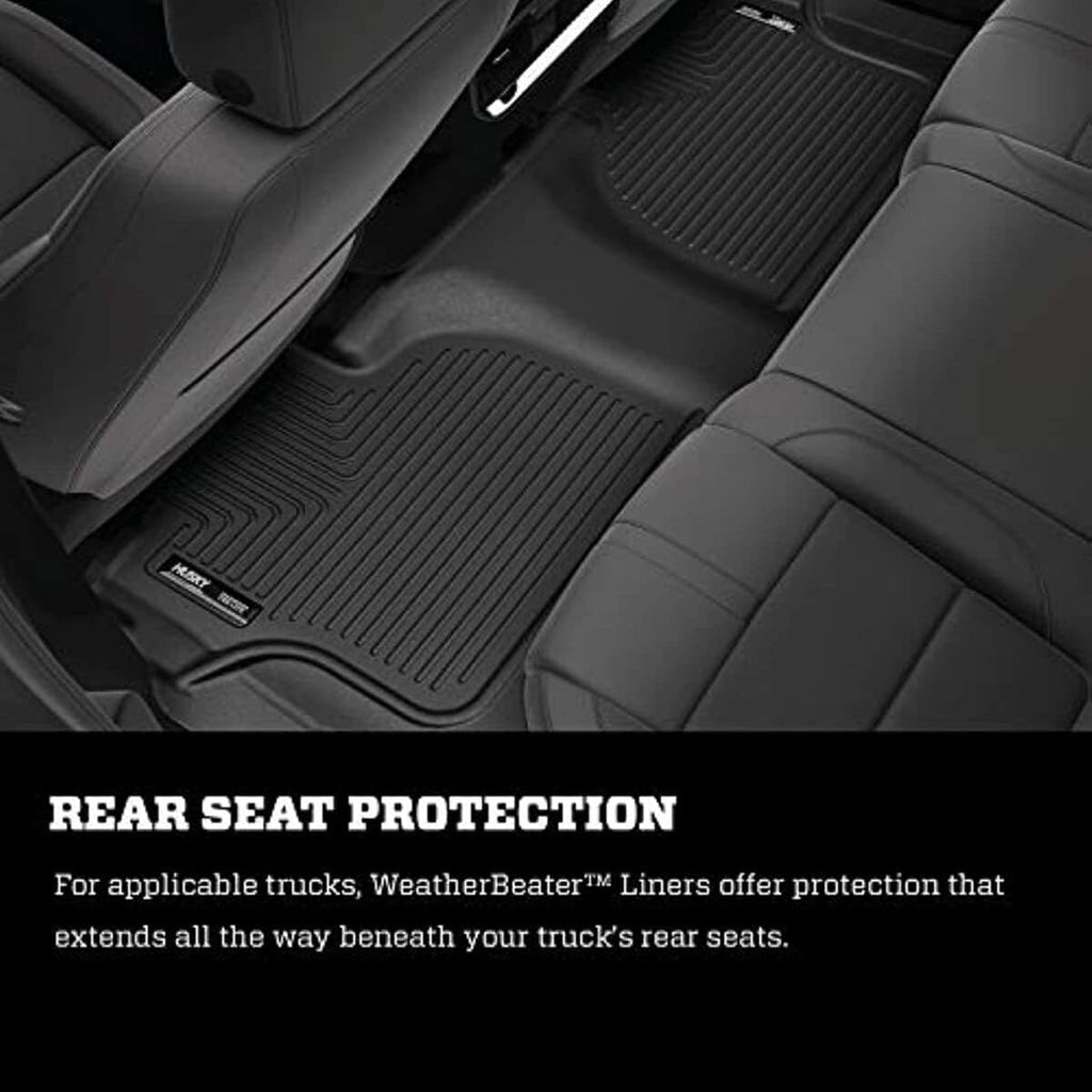 Husky Liners Weatherbeater Floor Mats | Fits 2019-2026 Nissan Altima | Front & 2nd Row, 3-pc Black - 99381
