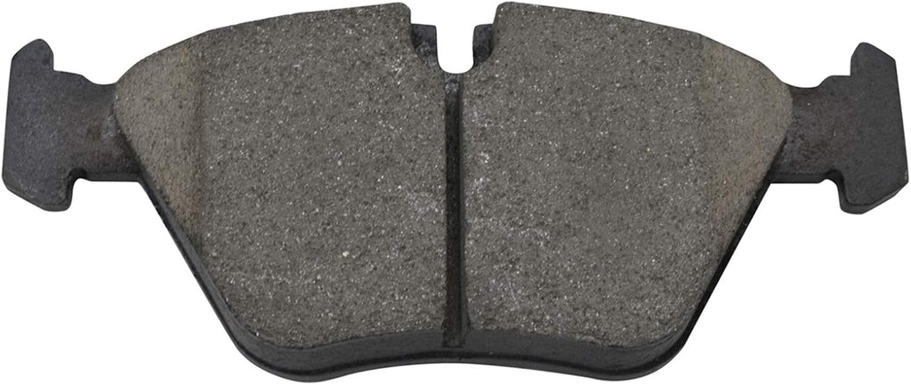 TRQ Performance Front Brake Pad and Rotor Set Ceramic Coated Drilled Slotted Compatible with 2008-2013 BMW 128i 2006 325i 325xi 2007 328i 328xi