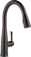 Delta Essa Touchless Kitchen Faucet with Touch Technology, Oil Rubbed Bronze Kitchen Sink Faucet with Pull Down Sprayer, Single Hole, Venetian Bronze 9113TL-RB-DST