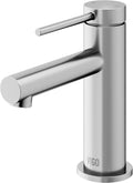 VIGO Jewel Single-Handle Single-Hole Mount Bathroom Sink Faucet, 6-Inch, Brushed Nickel, Modern Design, Solid Brass, 1.2 GPM WaterSense & Ceramic Disc Valve, Corrosion-Resistant