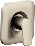Moen T2811BN Rizon Posi-Temp Pressure Balancing Modern Shower Trim Kit, Valve Required, Brushed Nickel