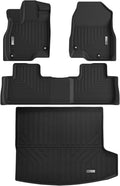 Floor Mats & Cargo Liner for Acura RDX 2026 2025 2024 2023 2022 2021 2020 2019,1st 2nd Row with Trunk Mat,TPE All Weather Protection Slush Floor Liner Black