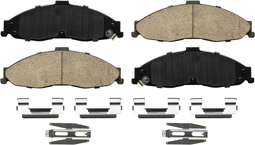 Detroit Axle - Brake Kit for 1998-2002 Chevrolet Camaro Pontiac Firebird Disc Brake Rotors Ceramic Brake Pads with Hardware 1999 2000 2001 Replacement : 11.92' inch Front and 12.01' inch Rear Rotors