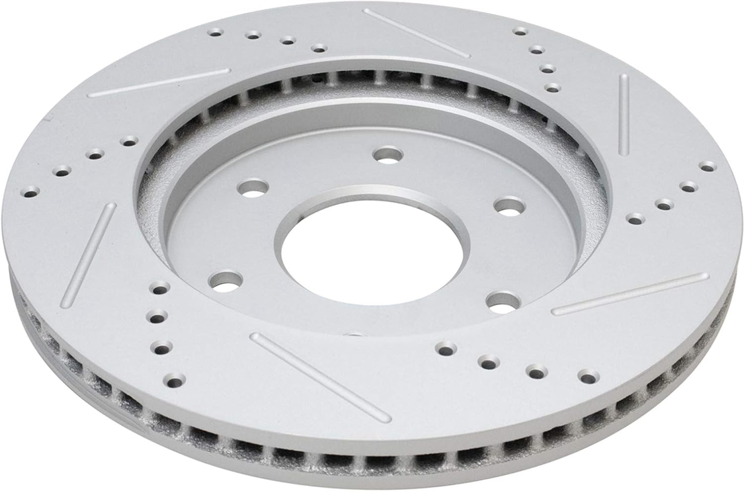 TRQ Performance Front Brake Pad and Rotor Set Ceramic G Coated Drilled Slotted Vented Rotors Compatible with 2004-2005 Infiniti QX56 2004-2005 Nissan Titan 2004 Pathfinder Armada 2005 Armada