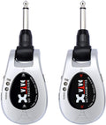 Xvive U2 rechargeable 2.4GHZ Wireless Guitar System - Digital Transmitter Receiver for Electric Guitar Bass Violin ( Silver )