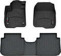 WeatherTech Custom Fit FloorLiners for Honda CR-V, CR-V Hybrid, CR-V - 1st & 2nd Row (441780-1-2), Black