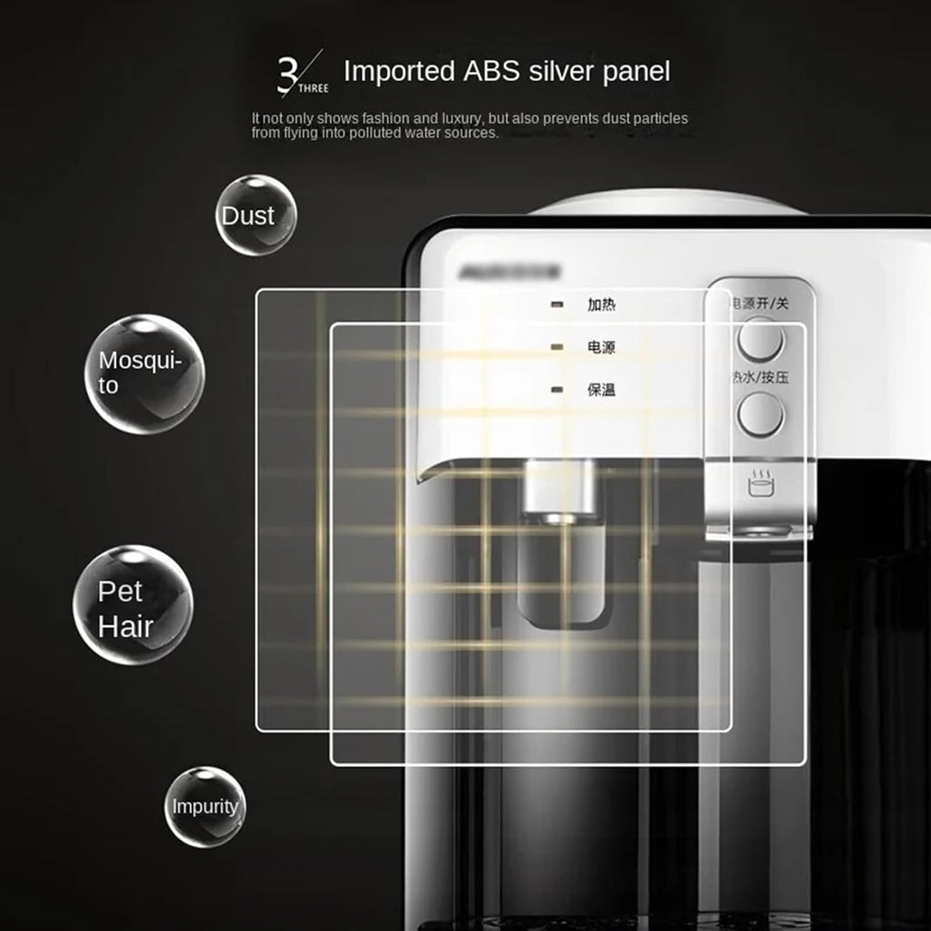 hot Water dispensers Stainless Steel Inner Tank Water Dispenser Mini Desktop Cooling Heating Ice and Hot for Students and Dorms Hot Water Dispenser Instant hot Water Dispenser (Color : Warm Hot)