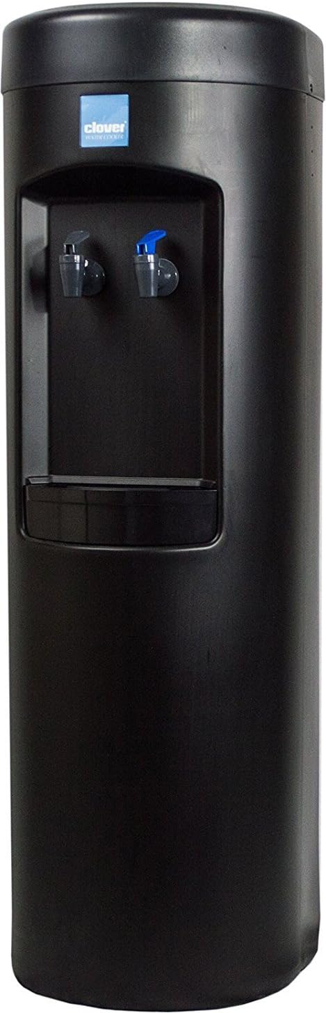 Clover B7B Water Dispenser -Room Temperature and Cold, Bottleless with Install Kit, Conversion Kit -Black