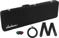 Jackson Dinky/Soloist 6/7 String Economy Hard-shell Case Bundle with Guitar Cable, Guitar Strap, and Picks