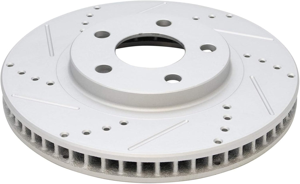 TRQ Performance Front Brake Pad and Rotor Set Ceramic Coated Drilled Rotors Calipers Compatible with 97-04 Buick Park Avenue 97-05 Cadillac DeVille Eldorado Seville 00-05 Chevrolet Impala Monte Carlo