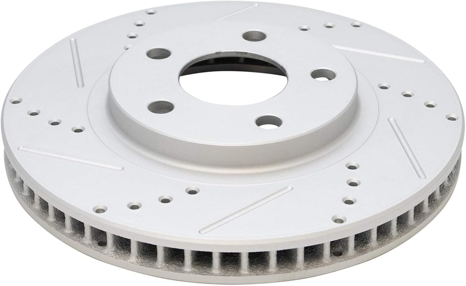 TRQ Performance Front Brake Pad and Rotor Set Ceramic Coated Drilled Rotors Calipers Compatible with 97-04 Buick Park Avenue 97-05 Cadillac DeVille Eldorado Seville 00-05 Chevrolet Impala Monte Carlo