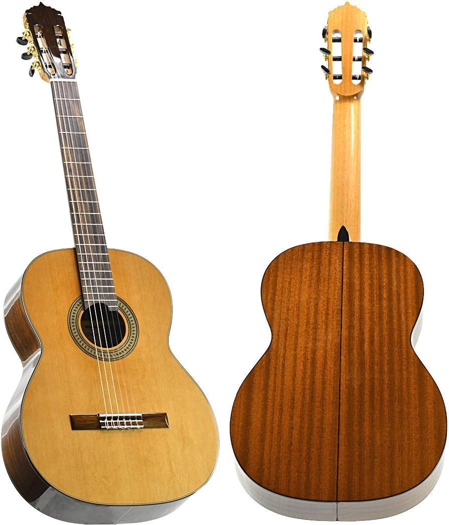 Antonio Giuliani Classical Mahogany Guitar Outfit (CL-5) - Acoustic Guitar with Case and Accessories By Kennedy Violins