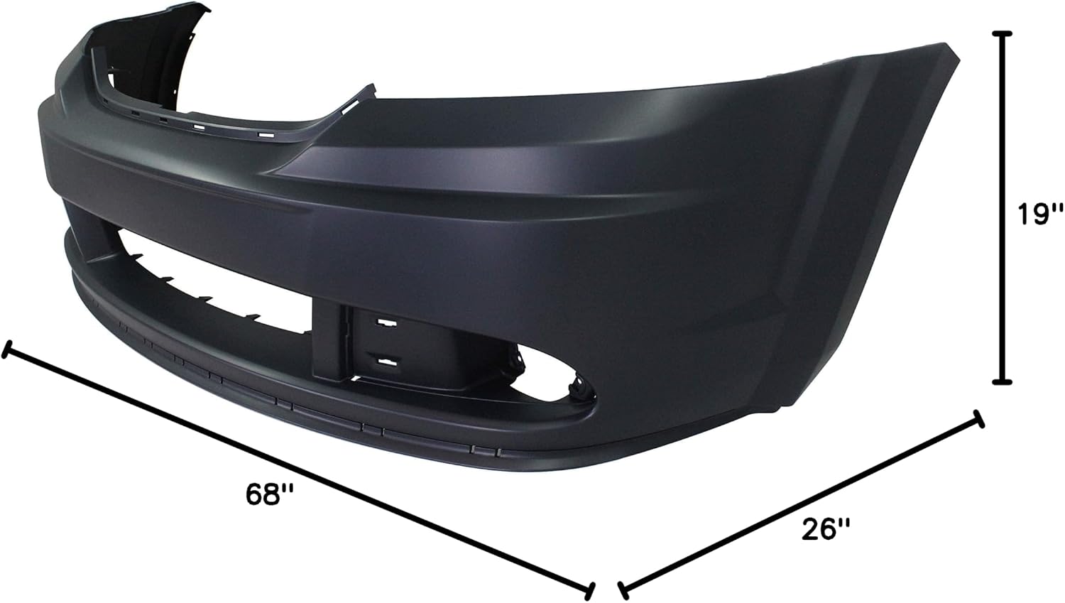 Garage-Pro Bumper Cover Compatible with Dodge Journey 2011-2015 Primed Front CH1000999