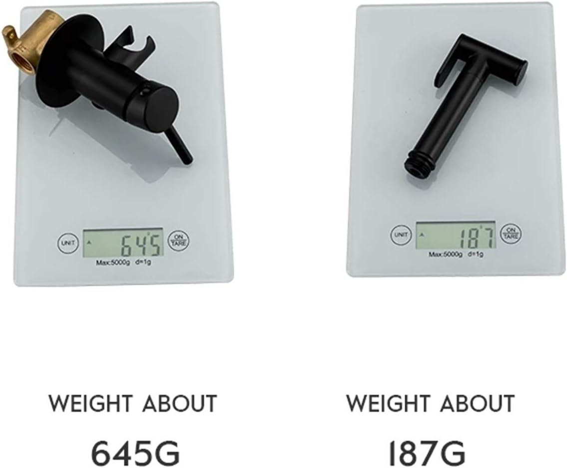 Black Bidet Faucets Cold & Hot Water Mixer Washer Muslim Shower hygienic Wall Mounted